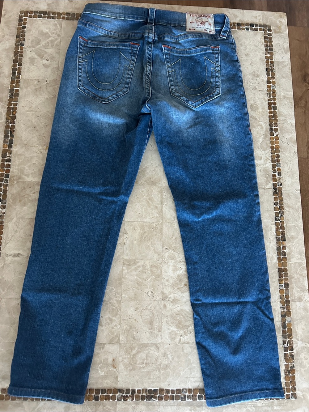 True Religion Geno Relaxed Slim Jeans Mens Size 34 (Professionally Hemmed to 30)